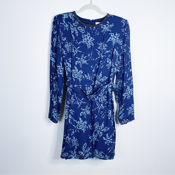 Reiss - Floral Print Embellished Dress - Picture 1 of 4